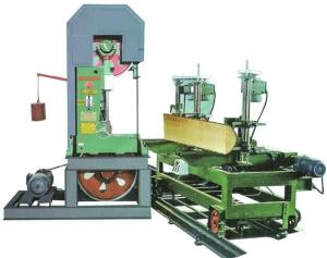 China Log Cutting Vertical Band Sawmill With foundation Timber sawmill Machine For Sale wholesale