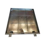 OEM Recessed Manhole Cover 600*600~800*800 CO Black EVA Straps Inside