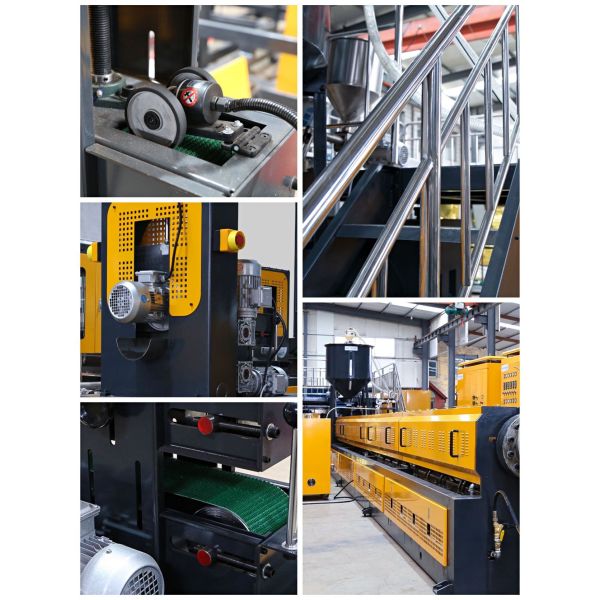 epe pe foam pipe making machine production line