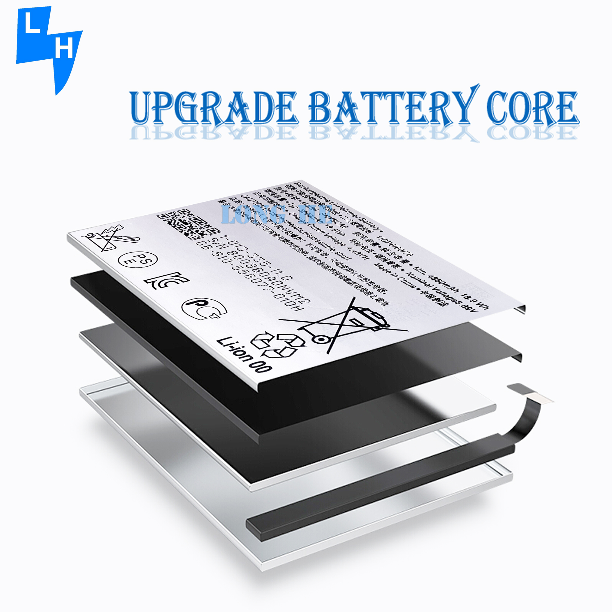 500PCS OEM SNYSCA6 CT62 CT54 CT72 Mobile Phone Battery for Sony Xperia-1 5th Capacity