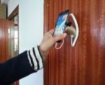 COMER anti-theft cable locking devices for gsm phone shops clip locking mobile