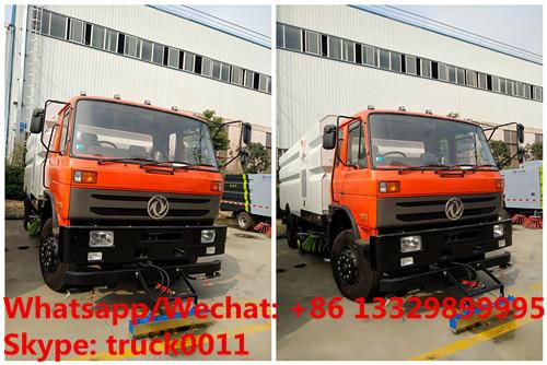 Quality Dongfeng 190hp road sweeping and washing vehicle customized for Sialkot International Airport, street sweeper vehicle for sale