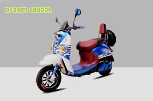 China Pedal Assisted Scooter 500W 60V Dc Hub Motor , Two Wheeled Moped Electric Scooter wholesale