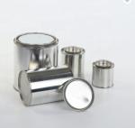 Cylindrical 1 Gallon Metal Paint Can Lids CMYK ISO9001