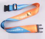5.0CM wide 180CM length with colorful Customer sublimation printing Luggage belt