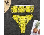 Womail Alluring Biquini Leopard Printed Bikini Push-Up Padded Swimwear Women's