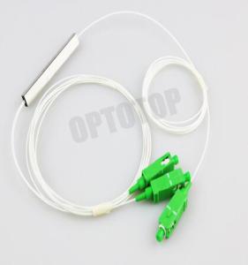 China Corning G657A Fiber Optic Splitter 1 X 2 PLC SC / APC Connector Length Customized wholesale