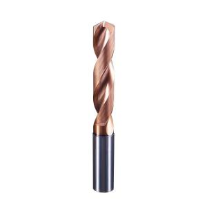 China HRC55 Solid Carbide Drill Bit 3D Tungsten Carbide Twist Drills For Metal TiSiN Coated wholesale
