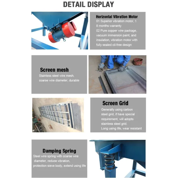 Factory Offered Linear Type Square Vibro Screen Sifter for Dolomite