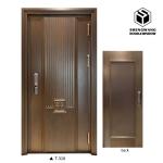 ODM Swing Aluminium Pedestrian Garden Gates Copper Imitation Surface Finishing