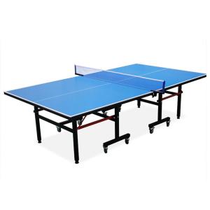 China OEM Outdoor Table Tennis Table SMC Top Board Folding Movable Blue Easy Assemble wholesale