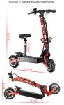 Most Popular 60V 28/33/38AH Max Speed 85KM/H 5600W Motor Electric Scooter