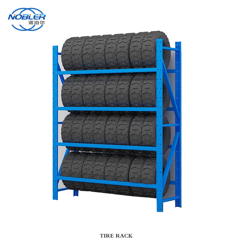 Heavy Duty Stacking Detachable Metal Tirerack For Warehouse Solid Rack Tire