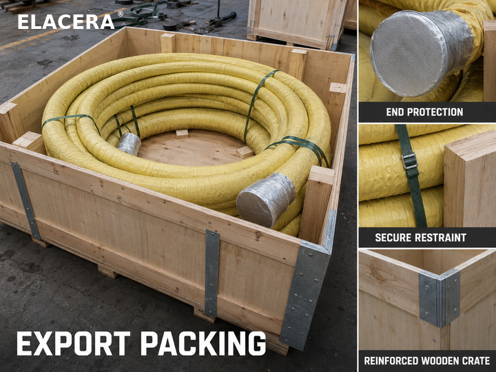 Flexible Ceramic Lined Hose for Cement Powder Conveying
