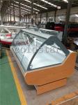 Supermarket deli display case cooked food self-service display refrigerator with
