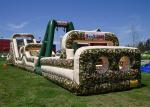 Blow Up Obstacle Course Rental PVC Camouflage Boot Camp Obstacle Course For
