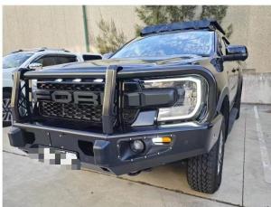 China OEM offroad 4x4 bumper Black Heavy Bumper for Ford ranger T6/T7/T8/T9 Ranger raptor wholesale