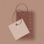 Anti Counterfeit Personalized Clothing Labels Wood Kraft Leather Custom Hang