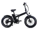 Electric City Bike Electric Folding Bike 20 Inch Fat Tire Ebike 7 Speed 48V 500W