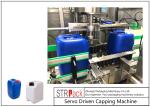 5L - 25L Plastic Drum Bottle Capping Machine With Full Automatic Single Head