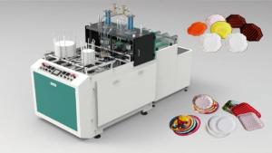 China Biodegradable Compostable Disposable Fully Automatic Paper Plate Forming Machine wholesale