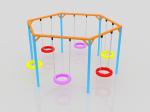 Customization Inclusive Swing LLDPE Heavy Duty Childrens Hanging Chair