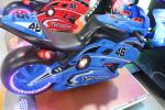 Super Motor Bike Racing Arcade Machine D2400 * W2450 * H2500mm Size 300W Power