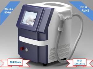 China Painfree 808nm Diode Laser Hair Removal Machine , Portable Face Rejuvenation Machine wholesale