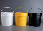 2.2 Lbs Five Gallon Plastic Buckets 20Liter Capacity Heavy Duty Construction