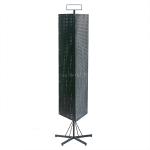 42mm Width 165mm Height Jewelry Pegboard Display ， Three Sides Rotating Brochure