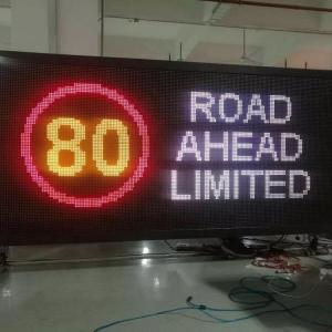 China EN12966 NTCIP P25 electric speed limit sign traffic warning board wholesale