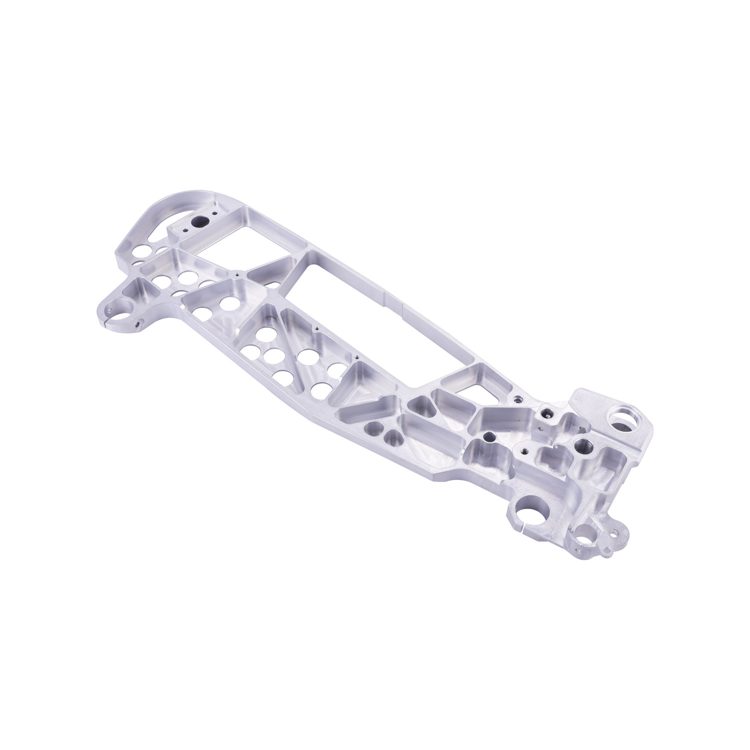 Cnc Aerospace Engineering Parts Long Size Anodized Aluminum Base Plates