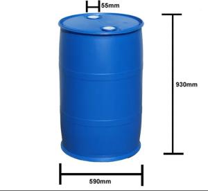 China HDPE 55 Gallon Open Top Plastic Drum OEM / ODM Plastic Chemical Barrel wholesale