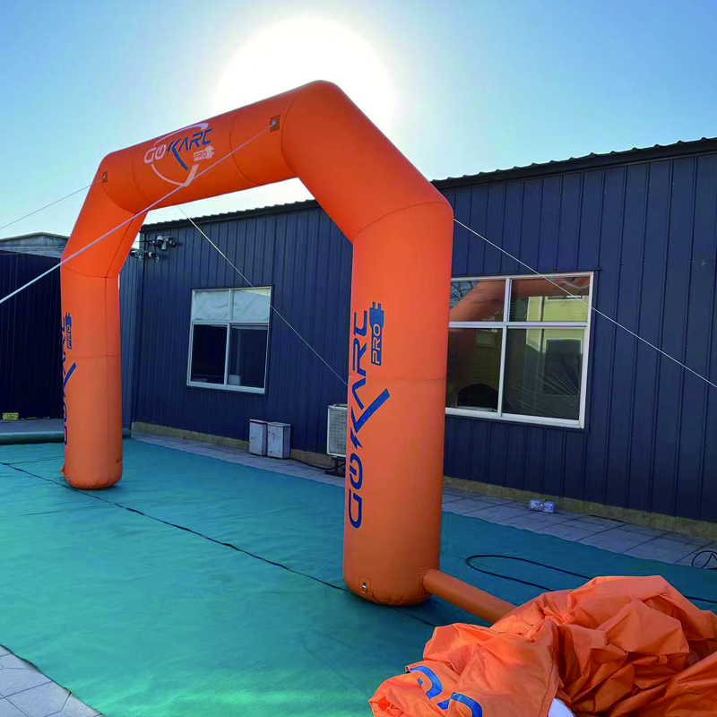 customize size logo with CE approved blower high quality oxford inflatable arch