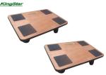 Wooden Heavy Duty Furniture Dolly With Anti Slip Square Area And PVC Seal 300kg