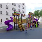 Aluminum Alloy Post Kids Outdoor Play Slide Powder Coated