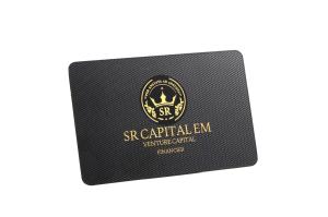 China Credit Card Size Steel Brass Metal Black Card Laser Engrave Logo Screen Print wholesale