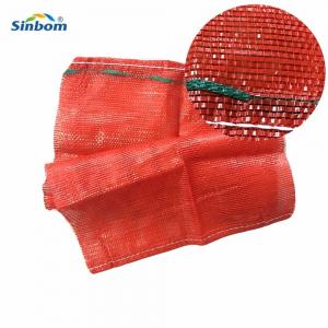 China Customized Bottom Sewing Green Tubular Leno Small PE/PP Net Bags for Onion Packaging wholesale