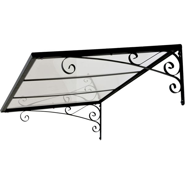 W150cm Polycarbonate Porch Canopy For Office Buildings