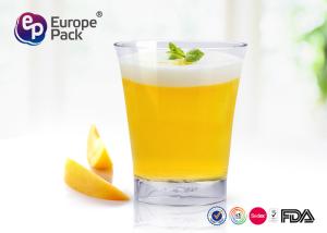 China 300ml PS Round Shape Disposable Plastic Dessert Cup Pantone Color wholesale