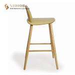 Hotel Bar Chair, Club Bar Stool, Restaurant High Chair, Stool Chair, Solid Wood