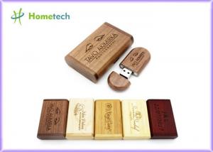 China Photography Gift Wooden USB Flash Drive , Custom Logo Bamboo USB Memory Drive wholesale