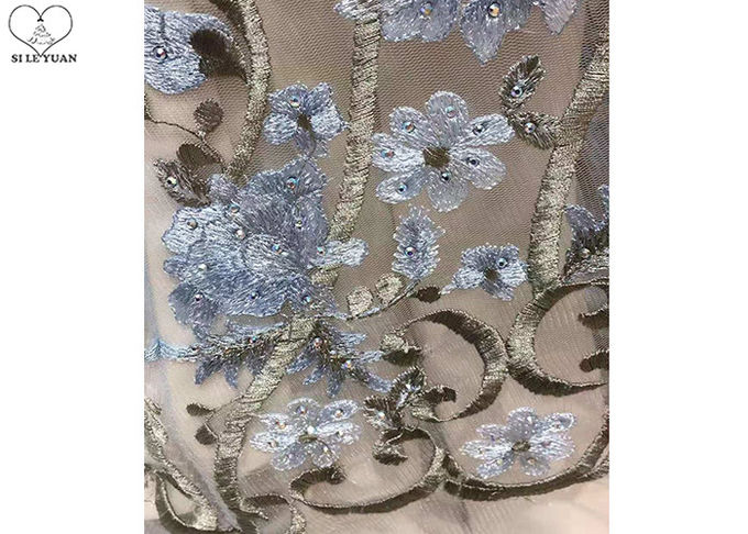 Sleeveless Mermaid Style Prom Dress / Special Lace V Neck Ball Gown Backless