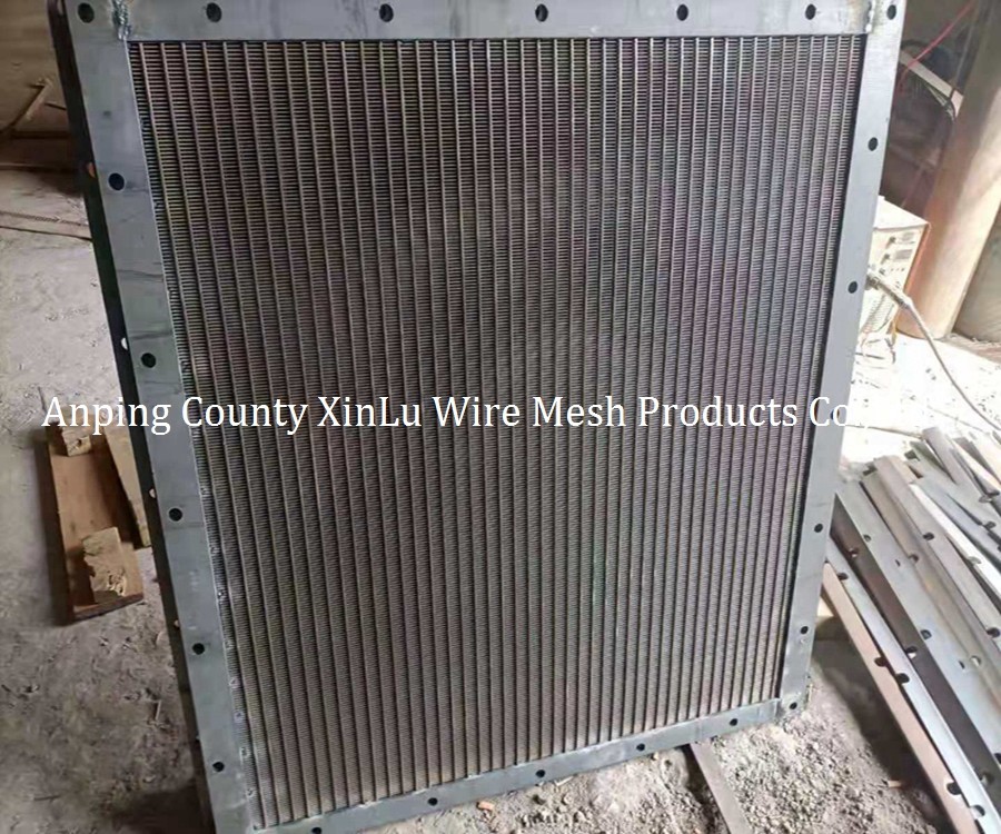 Wedge Wire Wrapped Flat Panel Johnson Screen Mesh for Filtration in Petrochemical Industry