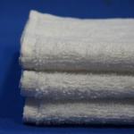 White Cotton Terry Face Towel
