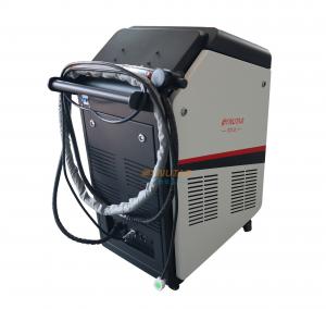 China 500W Paint Removal Pulsed Laser Cleaning Machine For Rust / Oil Stain Removal wholesale