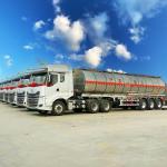 25T Tanker Truck Trailer Heavy Duty For Warm Palm Oil In Kenya