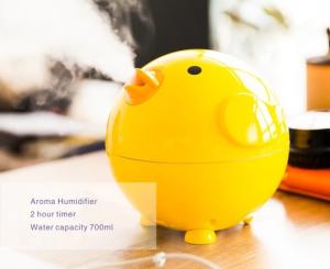 China ABS Material Ultrasonic Air Humidifier With Aroma Tray Lovely Cartoon Animal Pattern wholesale