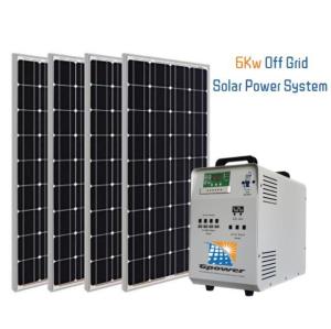China 6000W Solar Power Home Kits Renewable Energy Solar Panel Kit wholesale