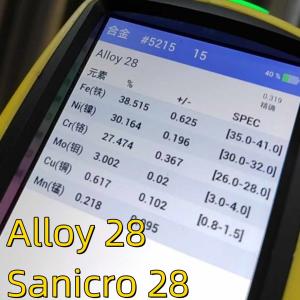 China N08028/ASTM B 668/W. Nr. 1.4563/Alloy 28 Nickel Alloy Sanicro 28 Tubing For Chemical Processing Industry wholesale